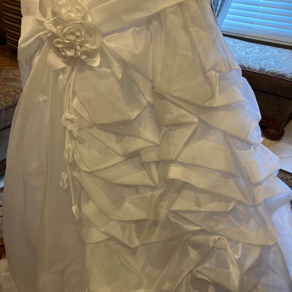 Astonishing wedding dress! Size 12 - Demetrios - Picture 5 of 14